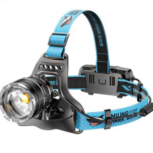 K225-B telescopic zoom headlamp with external rechargeable battery pack